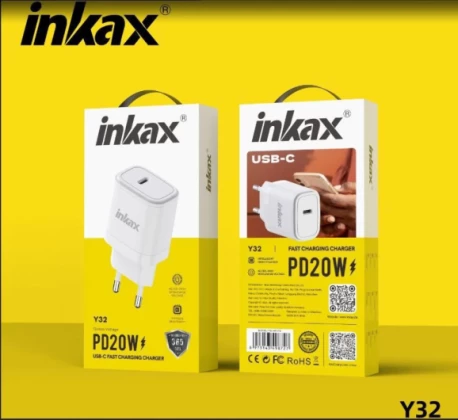 Chargeur inkax Y32 20W To Type-C Vers Type-C